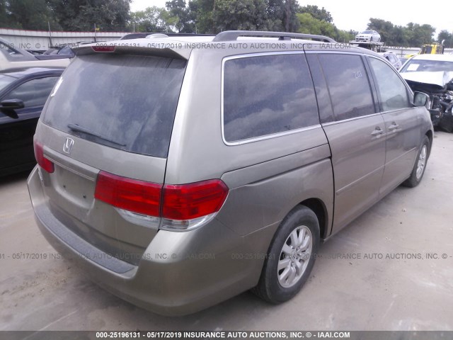 5FNRL38728B014383 - 2008 HONDA ODYSSEY EXL GOLD photo 4