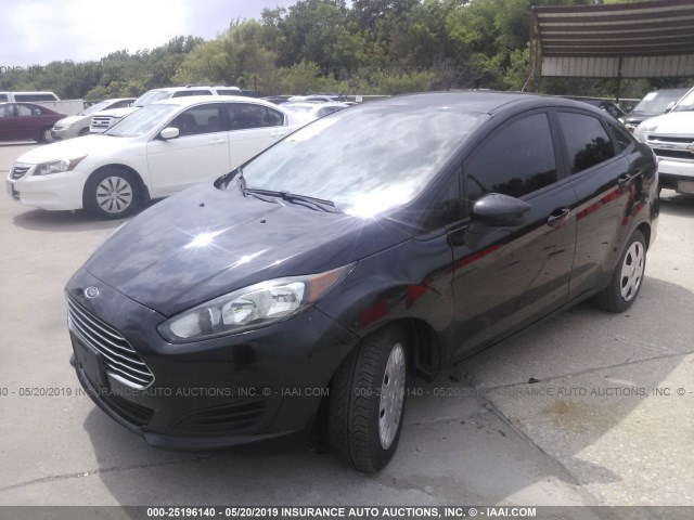 3FADP4AJ7FM179001 - 2015 FORD FIESTA S BLACK photo 2