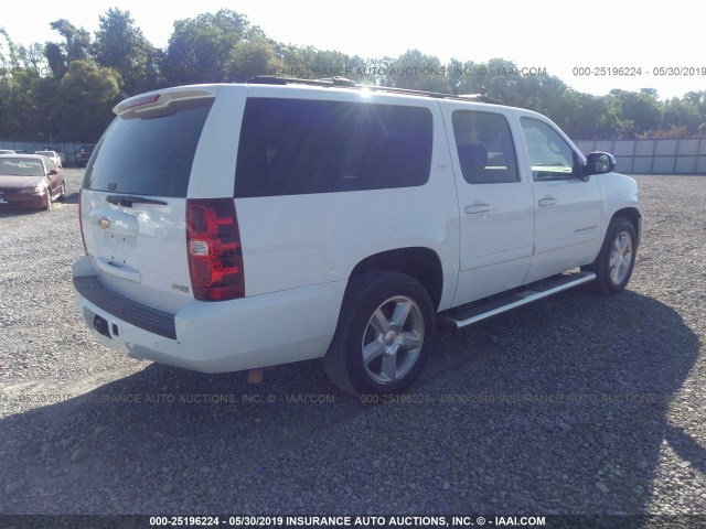 3GNFC16047G183639 - 2007 CHEVROLET SUBURBAN WHITE photo 4