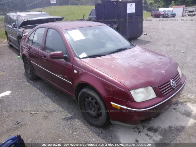 3VWRA69M94M050442 - 2004 VOLKSWAGEN JETTA GL BURGUNDY photo 1