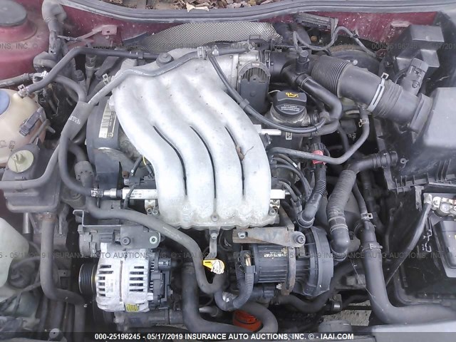 3VWRA69M94M050442 - 2004 VOLKSWAGEN JETTA GL BURGUNDY photo 10