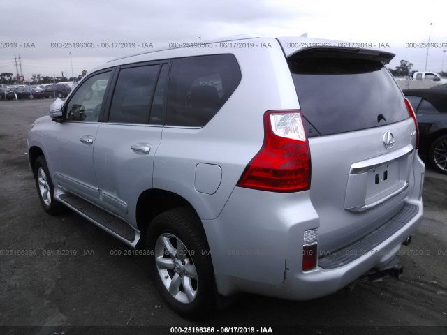 JTJBM7FX4C5044730 - 2012 LEXUS GX SILVER photo 3