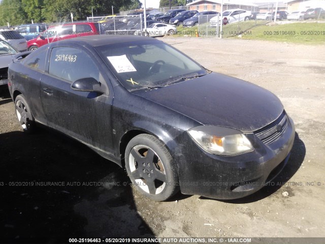 1G1AM18B387274597 - 2008 CHEVROLET COBALT SPORT BLACK photo 1