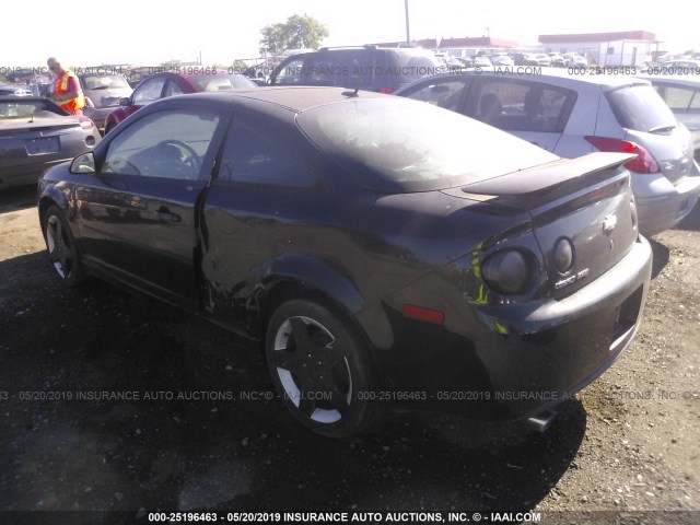 1G1AM18B387274597 - 2008 CHEVROLET COBALT SPORT BLACK photo 3