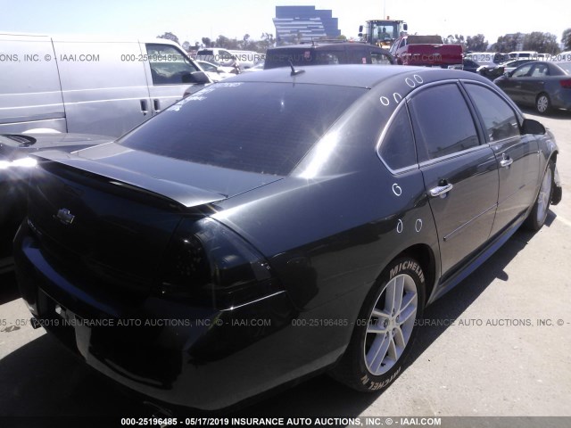 2G1WC5E31D1124699 - 2013 CHEVROLET IMPALA LTZ GRAY photo 4