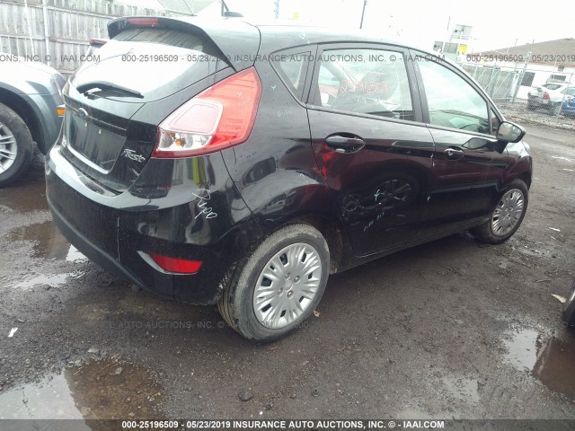 3FADP4TJ7EM206581 - 2014 FORD FIESTA S BLACK photo 4