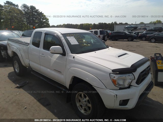 5TFUU4EN1DX079502 - 2013 TOYOTA TACOMA WHITE photo 1