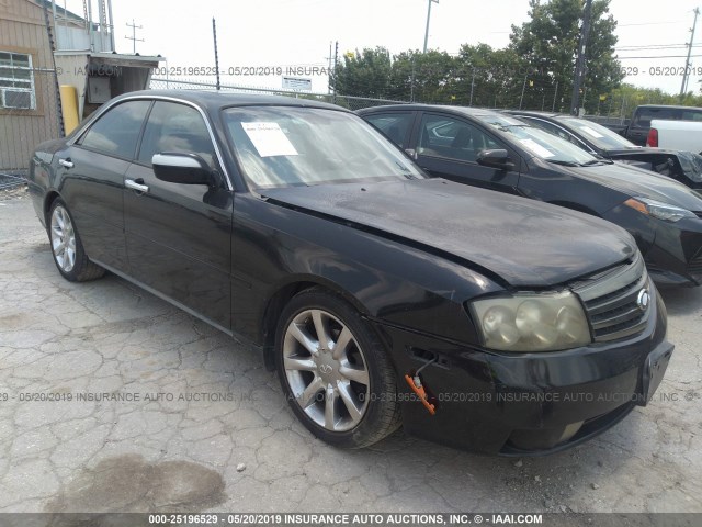 JNKAY41E94M400747 - 2004 INFINITI M45 BLACK photo 1