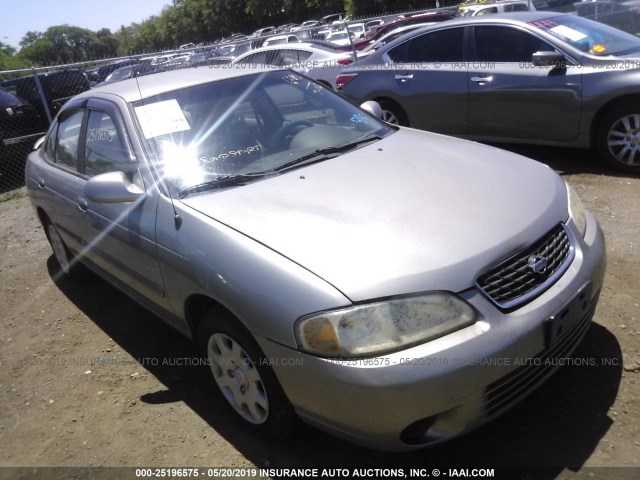 3N1CB51D91L514815 - 2001 NISSAN SENTRA XE/GXE SILVER photo 1