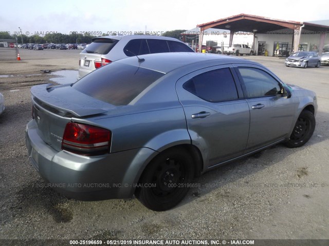 1B3LC56BX9N541262 - 2009 DODGE AVENGER SXT/R/T GRAY photo 4