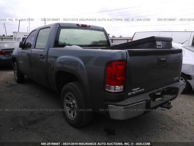 2GTEC13C671561875 - 2007 GMC NEW SIERRA C1500 BLUE photo 3