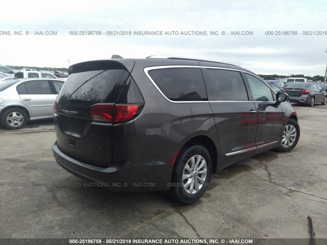 2C4RC1BG0JR246293 - 2018 CHRYSLER PACIFICA TOURING L Մոխրագույն լուսանկար 4