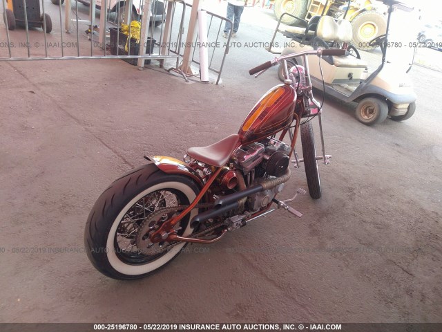 4S9HR2805H5077078 - 2017 CUSTOM CHOPPER  BROWN photo 4