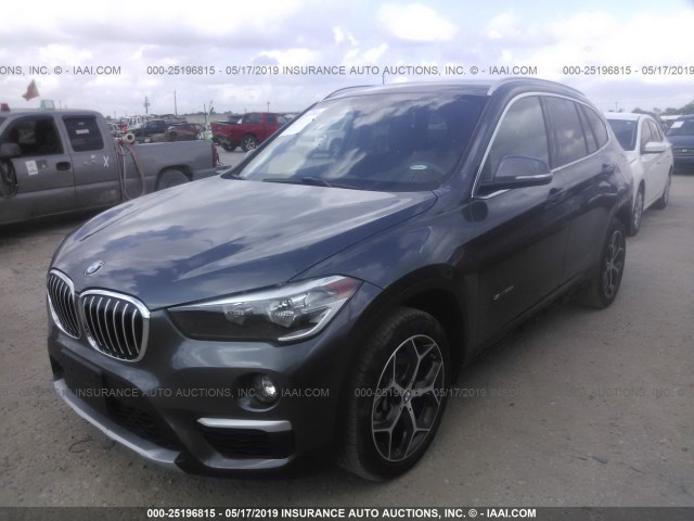 WBXHU7C38J5H44106 - 2018 BMW X1 SDRIVE28I GRAY photo 2