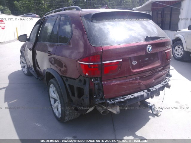 5UXZW0C54CL669984 - 2012 BMW X5 XDRIVE35D RED photo 3