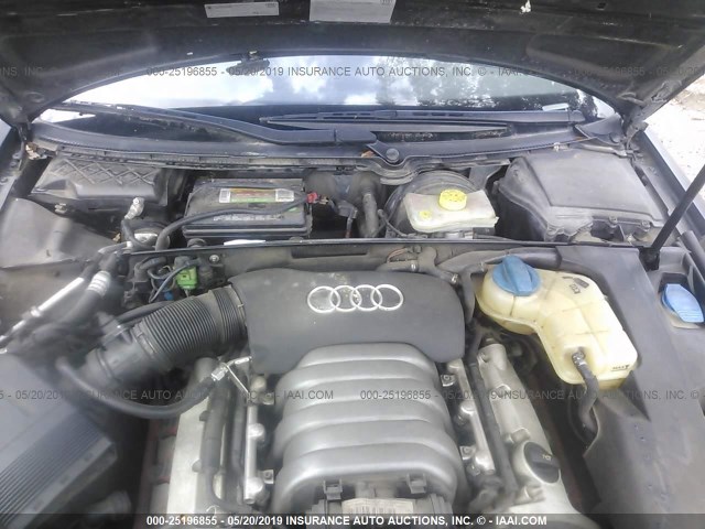 WAUJT68E44A032834 - 2004 AUDI A4 3.0 BLACK photo 10