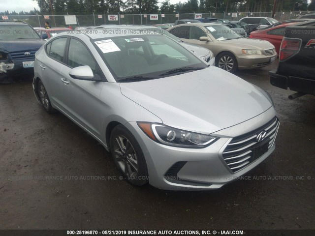 5NPD84LF9JH339393 - 2018 HYUNDAI ELANTRA SEL/VALUE/LIMITED SILVER photo 1