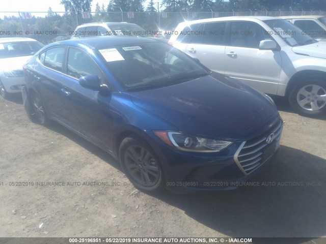 5NPD84LFXJH294075 - 2018 HYUNDAI ELANTRA SEL/VALUE/LIMITED BLUE photo 1