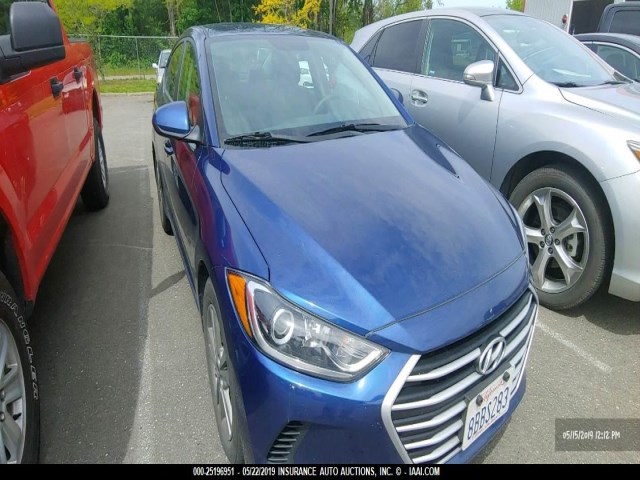 5NPD84LFXJH294075 - 2018 HYUNDAI ELANTRA SEL/VALUE/LIMITED BLUE photo 9