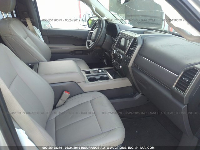 1FMJK1HT0KEA21659 - 2019 FORD EXPEDITION MAX XLT SILVER photo 5