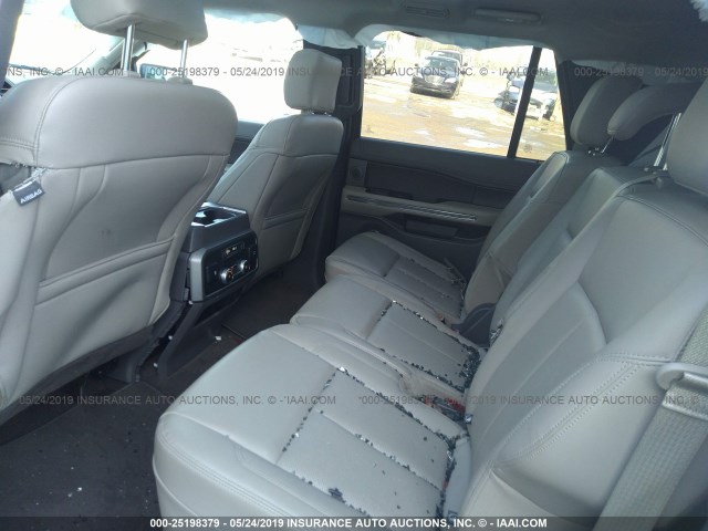 1FMJK1HT0KEA21659 - 2019 FORD EXPEDITION MAX XLT SILVER photo 8