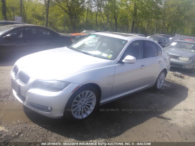 WBAPL5G51BNN22868 - 2011 BMW 335 XI SILVER photo 2