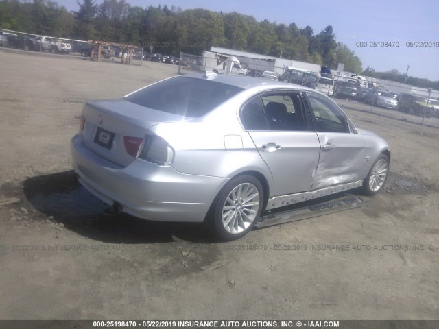 WBAPL5G51BNN22868 - 2011 BMW 335 XI SILVER photo 4