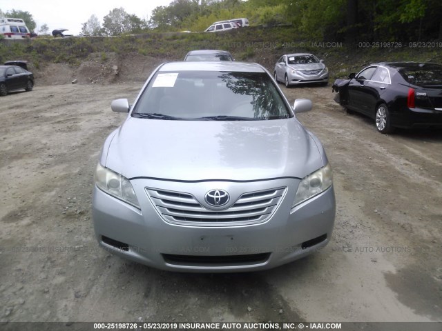 4T1BE46K47U140089 - 2007 TOYOTA CAMRY NEW GENERAT CE/LE/XLE/SE SILVER photo 6