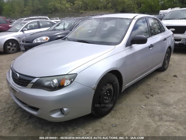 JF1GE61638H500999 - 2008 SUBARU IMPREZA 2.5I SILVER photo 2