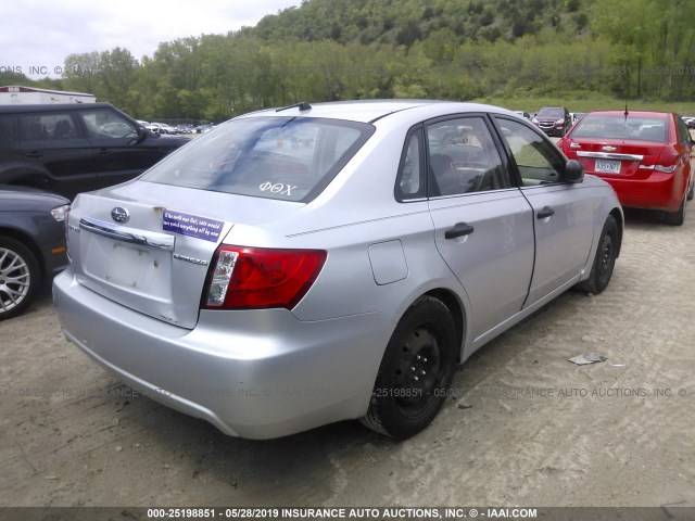 JF1GE61638H500999 - 2008 SUBARU IMPREZA 2.5I SILVER photo 4