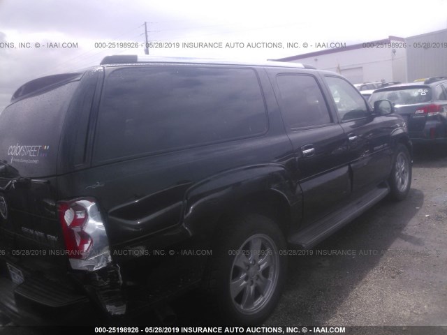 3GYFK66NX6G190401 - 2006 CADILLAC ESCALADE ESV BLACK photo 4