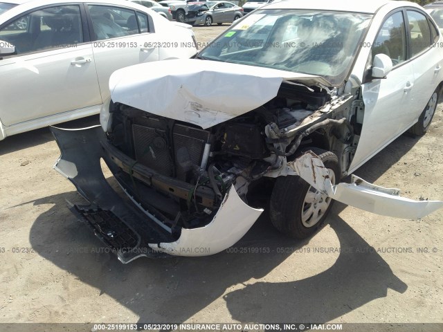 KMHDU46D99U628261 - 2009 HYUNDAI ELANTRA GLS/SE WHITE photo 6