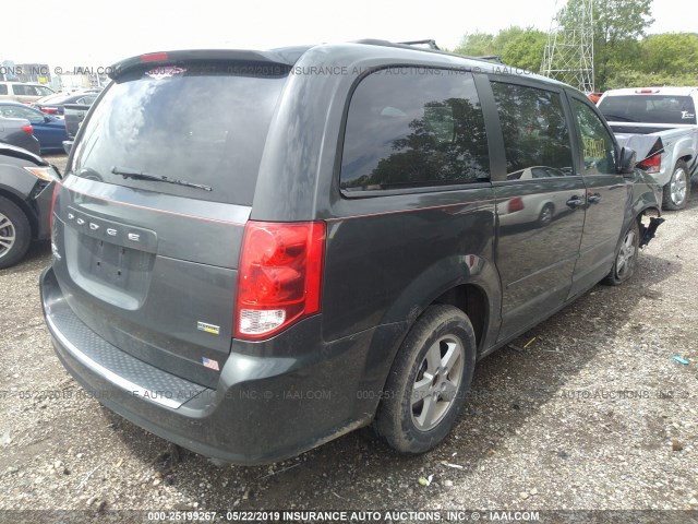 2D4RN3DG6BR728354 - 2011 DODGE GRAND CARAVAN MAINSTREET GRAY photo 4