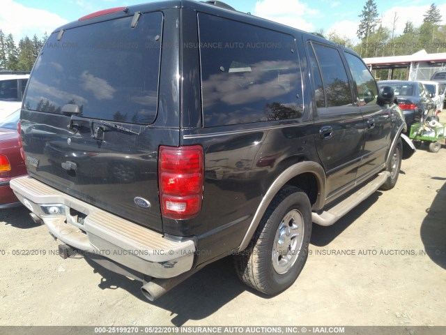 1FMPU18L01LA38234 - 2001 FORD EXPEDITION EDDIE BAUER BLACK photo 4