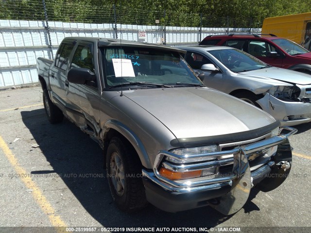 1GCDT13W02K210829 - 2002 CHEVROLET S TRUCK S10 GOLD photo 1