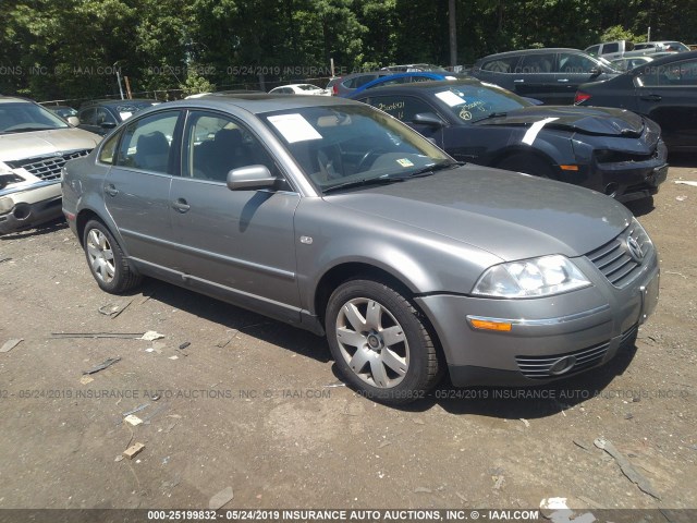 WVWRH63B22P125270 - 2002 VOLKSWAGEN PASSAT GLX GRAY photo 1