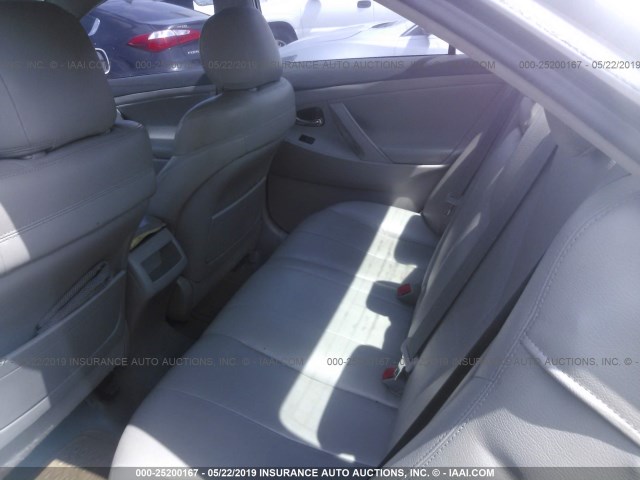 4T1BE46K89U341416 - 2009 TOYOTA CAMRY SE/LE/XLE SILVER photo 8