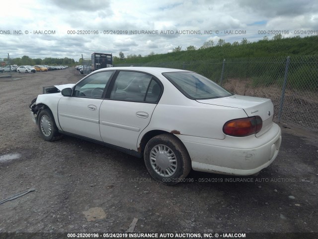 1G1ND52J23M693172 - 2003 CHEVROLET MALIBU WHITE photo 3