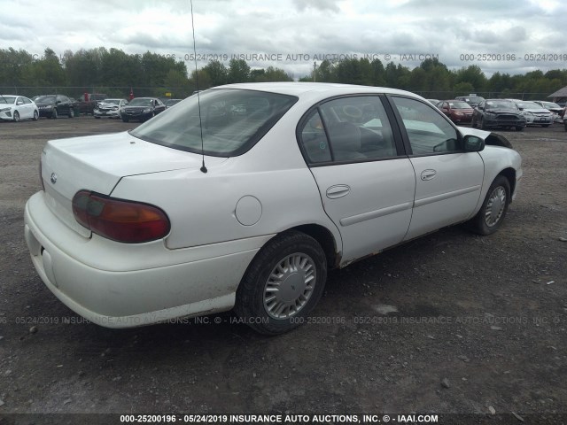 1G1ND52J23M693172 - 2003 CHEVROLET MALIBU WHITE photo 4