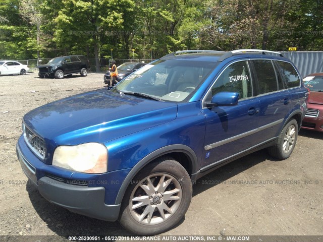 YV4CZ852X61281851 - 2006 VOLVO XC90 V8 BLUE photo 2