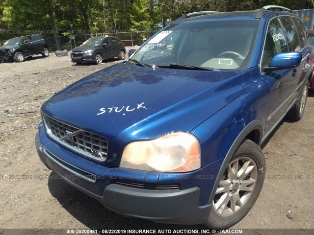 YV4CZ852X61281851 - 2006 VOLVO XC90 V8 BLUE photo 6