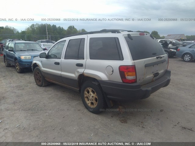 1J4GW48S84C261644 - 2004 JEEP GRAND CHEROKEE LAREDO/COLUMBIA/FREEDOM SILVER photo 3