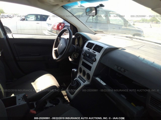 1B3HB28C68D746479 - 2008 DODGE CALIBER RED photo 5