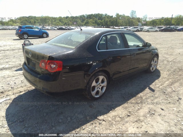 3VWEG71K17M071075 - 2007 VOLKSWAGEN JETTA WOLFSBURG 黑色 照片 4