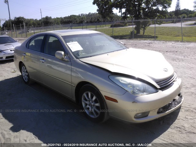 JTHBF30G430130856 - 2003 LEXUS ES 300 GOLD photo 1