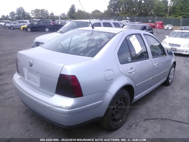 3VWRK69M53M017949 - 2003 VOLKSWAGEN JETTA GL SILVER photo 4