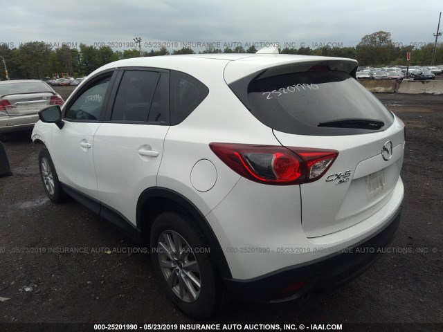 JM3KE4BY2G0743197 - 2016 MAZDA CX-5 SPORT WHITE photo 3