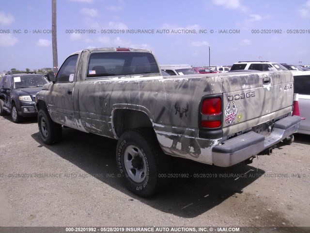 1B6KF26Z5TS681164 - 1996 DODGE RAM 2500 GREEN photo 3