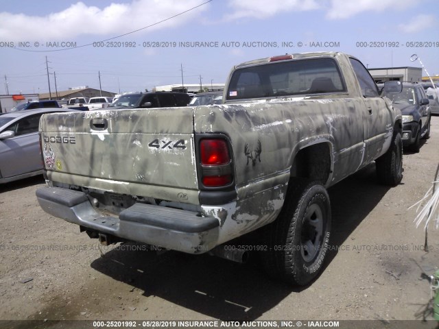 1B6KF26Z5TS681164 - 1996 DODGE RAM 2500 GREEN photo 4