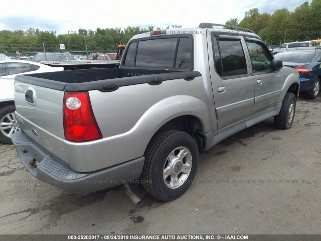 1FMZU77E33UA49742 - 2003 FORD EXPLORER SPORT TR  SILVER photo 4